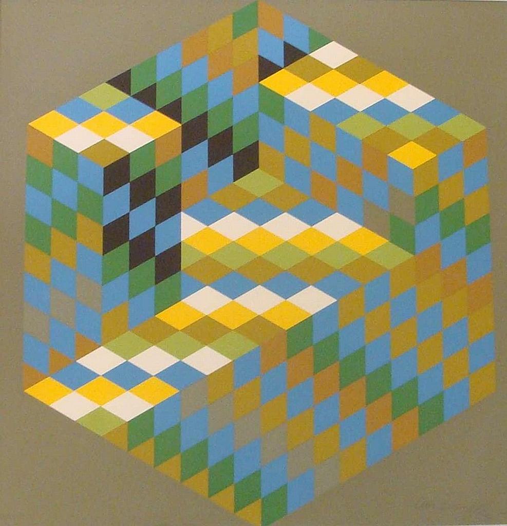 Victor Vasarely French (1908-1997) - UNTITLED