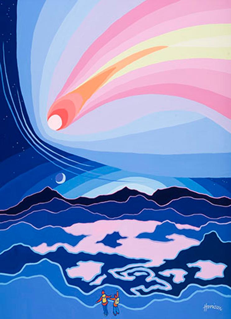 Ted Harrison (1926-2015) - Visitor from Space