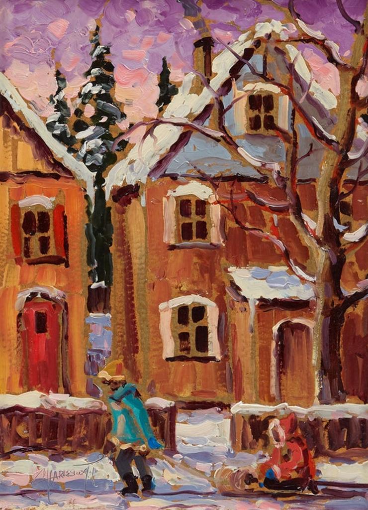 Rod Charlesworth (1955) - Winter Street Scene (Hamilton)