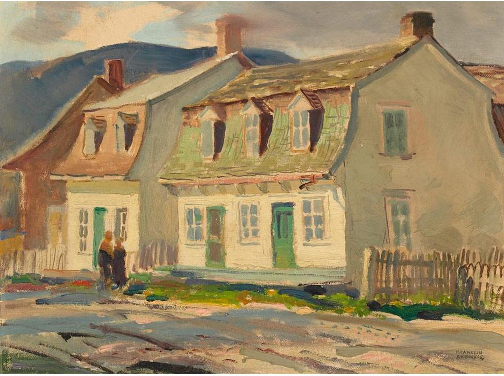 George Franklin Arbuckle (1909-2001) - Old Houses, Baie St. Paul, P.Que.