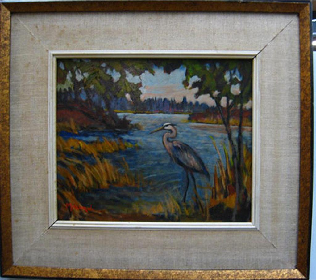 James Millar (1897-1977) - Great Blue Heron (Algonquin 1972)