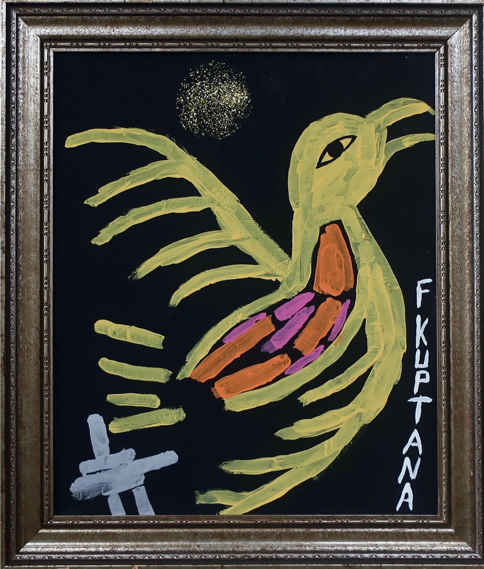 Floyd Kuptana (1964-2021) - Untitled (Yellow Bird)