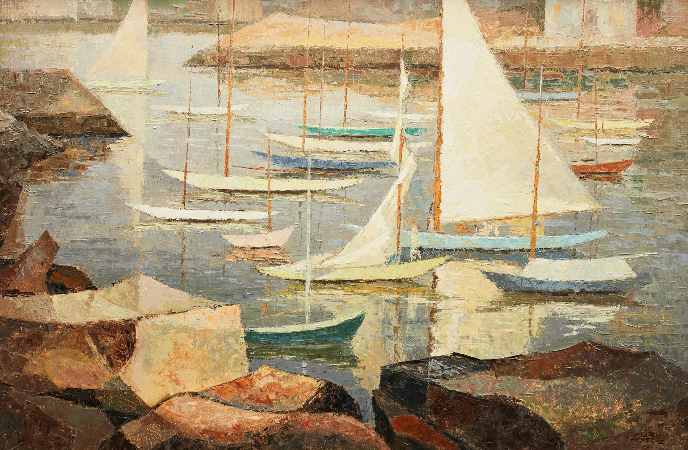 Hilton MacDonald Hassell (1910-1980) - Harbour for Sails