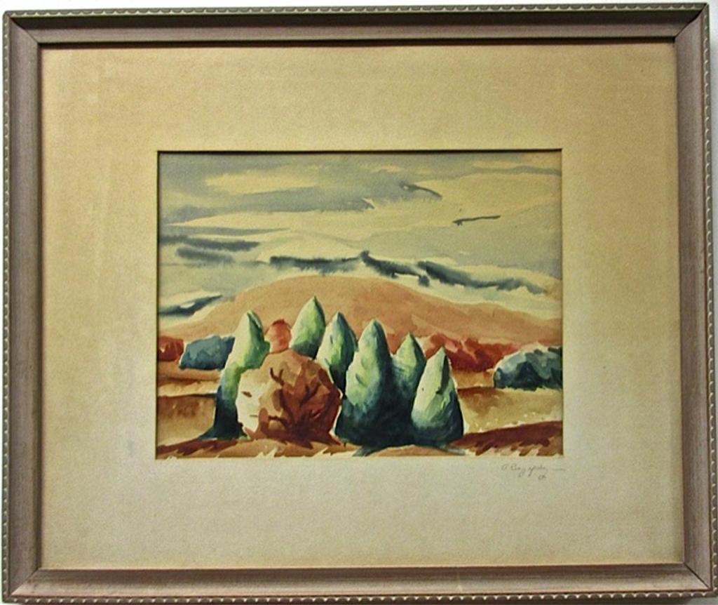 Aba Bayefsky (1923-2001) - Landscape Study