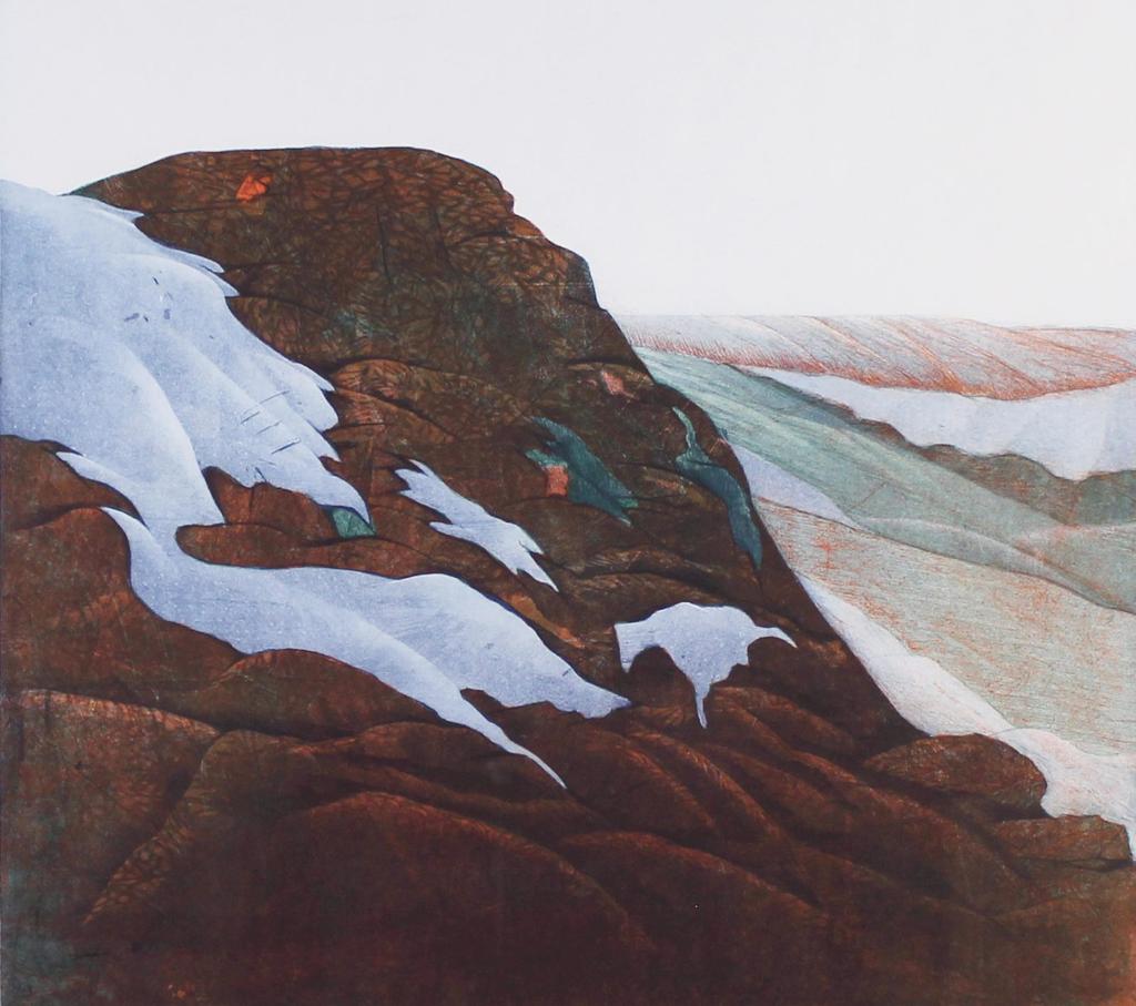 John Kenneth Esler (1933-2001) - Buffalo Jump; 1980; ed. #58/100