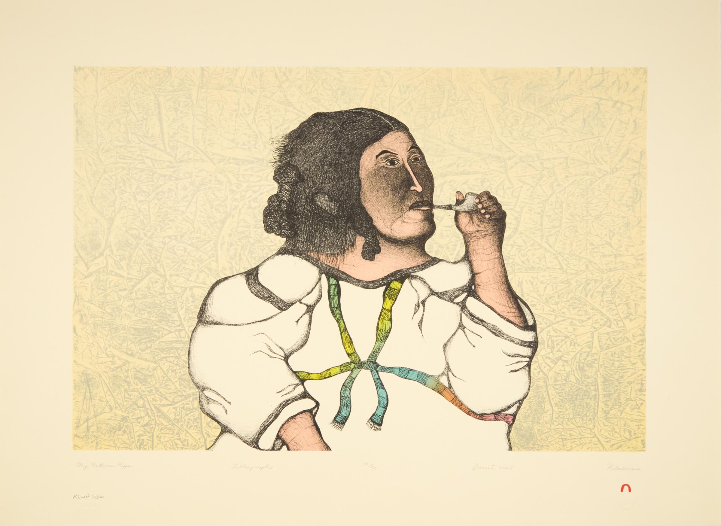 Pitaloosie Saila (1942-2021) - My Father's Pipe, 2005