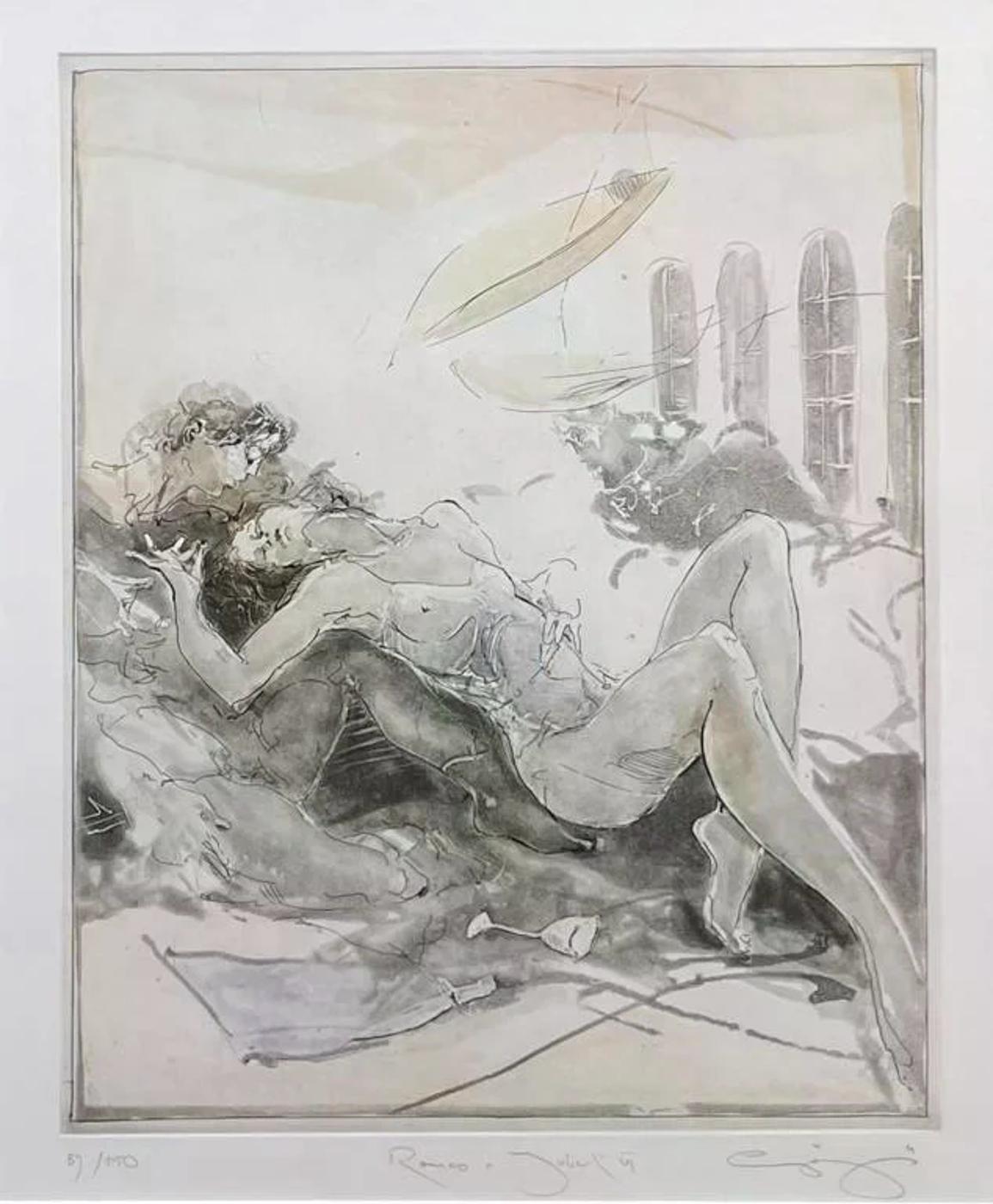 Jurgen Gorg - etching on paper