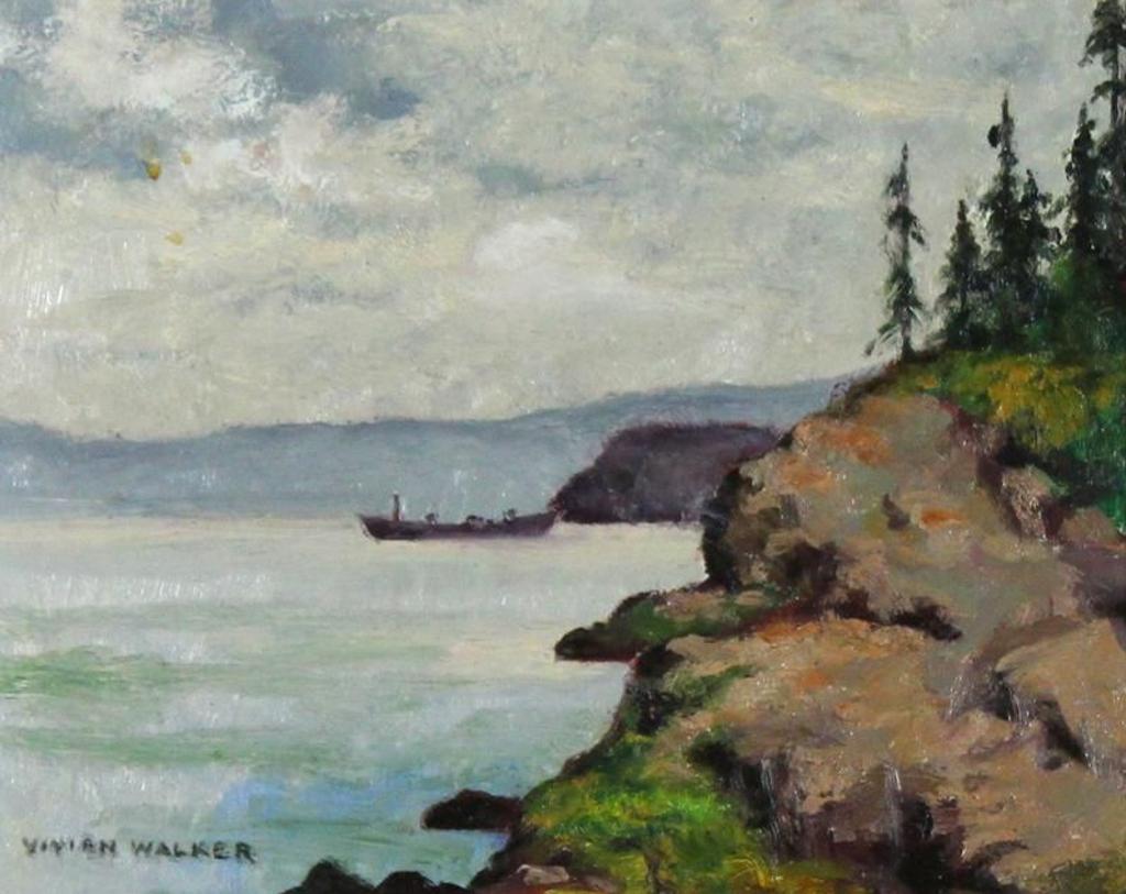 Vivian Walker (1903-1994) - Waterfront, Cap A Laigle