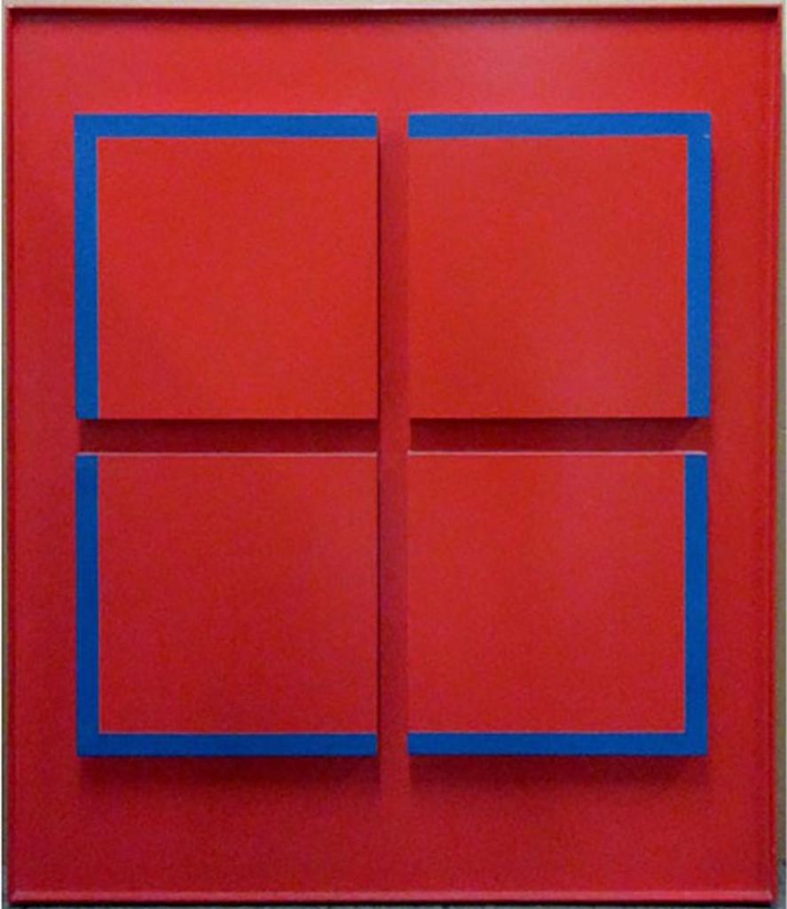 Nancy Luxmore Keehn (1926-2015) - Abstract (Red & Blue)