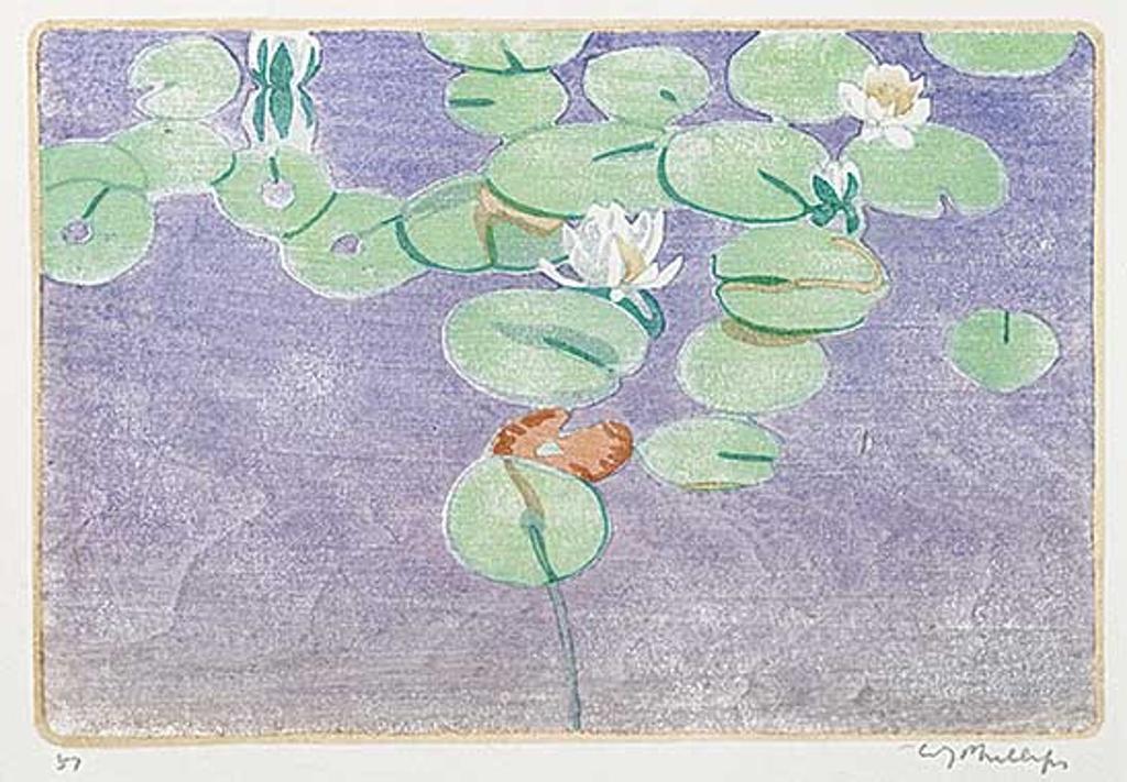 Walter Joseph (W.J.) Phillips (1884-1963) - Water Lilies #57