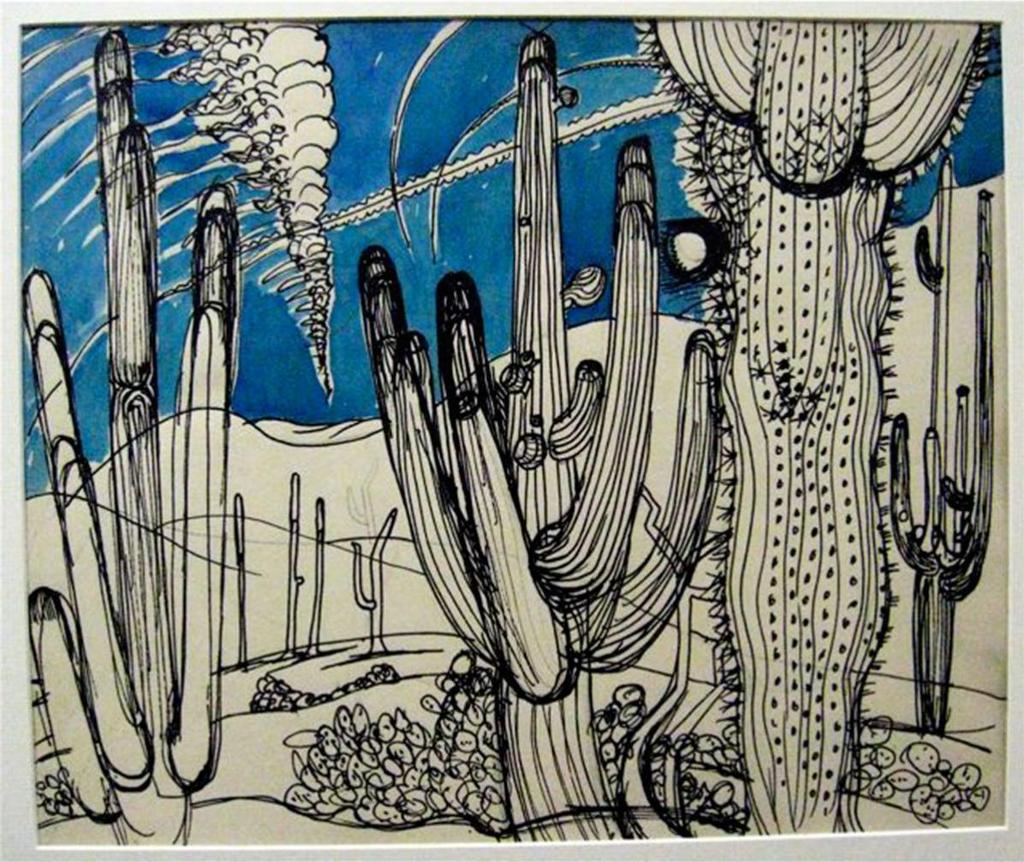 Isabel Grace McLaughlin (1903-2002) - Cactus