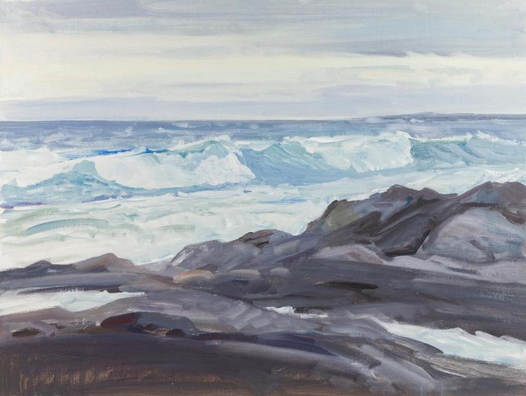 Peter Maxwell Ewart (1918-2001) - Untitled Rocky Seascape
