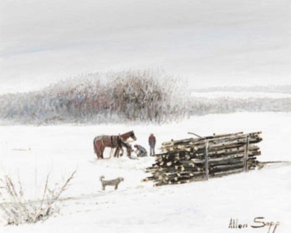 Allen Fredrick Sapp (1929-2015) - A Drink for Horses