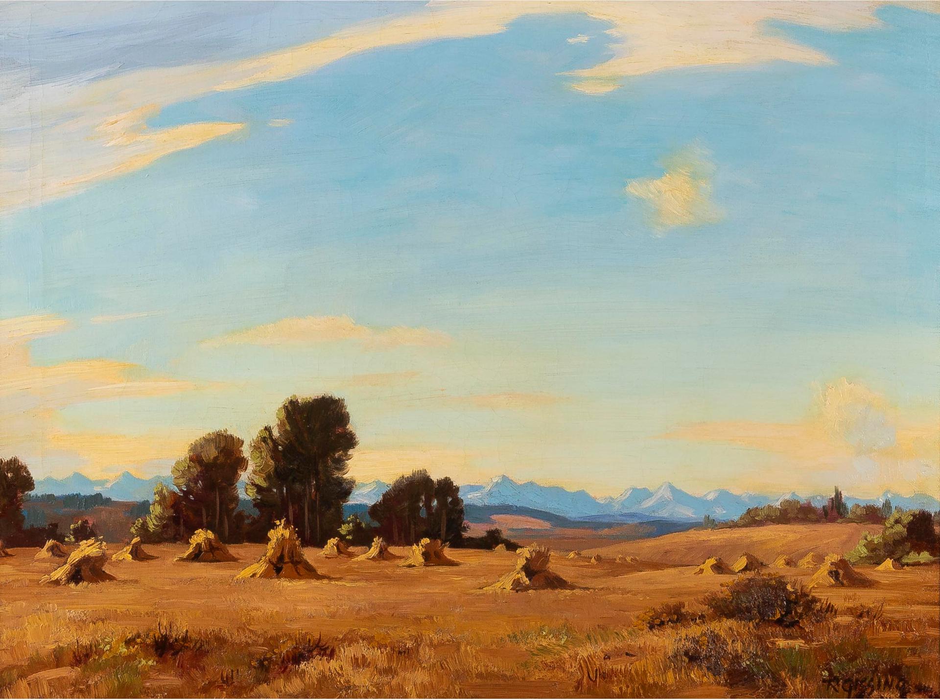 Roland Gissing (1895-1967) - Harvest- Calgary