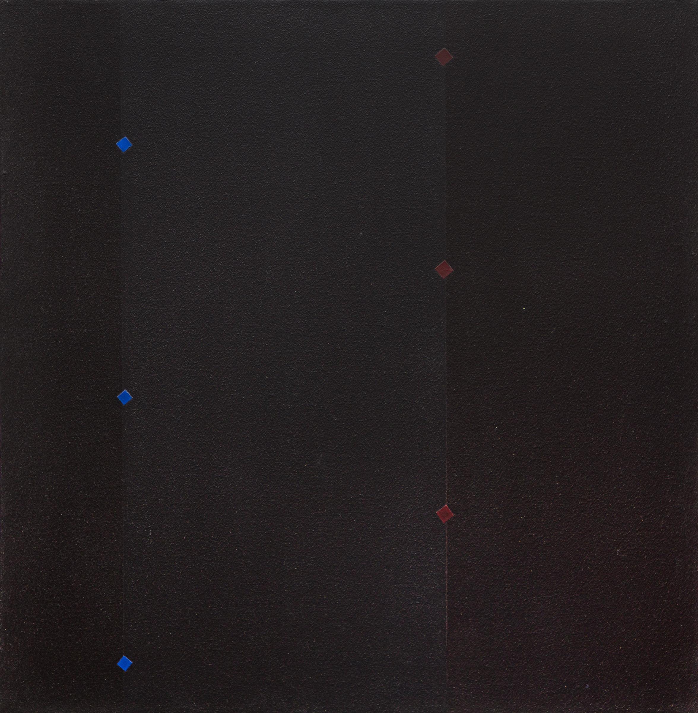 Yves Gaucher (1934-2000) - clignotants bleus pour bruns, 1964