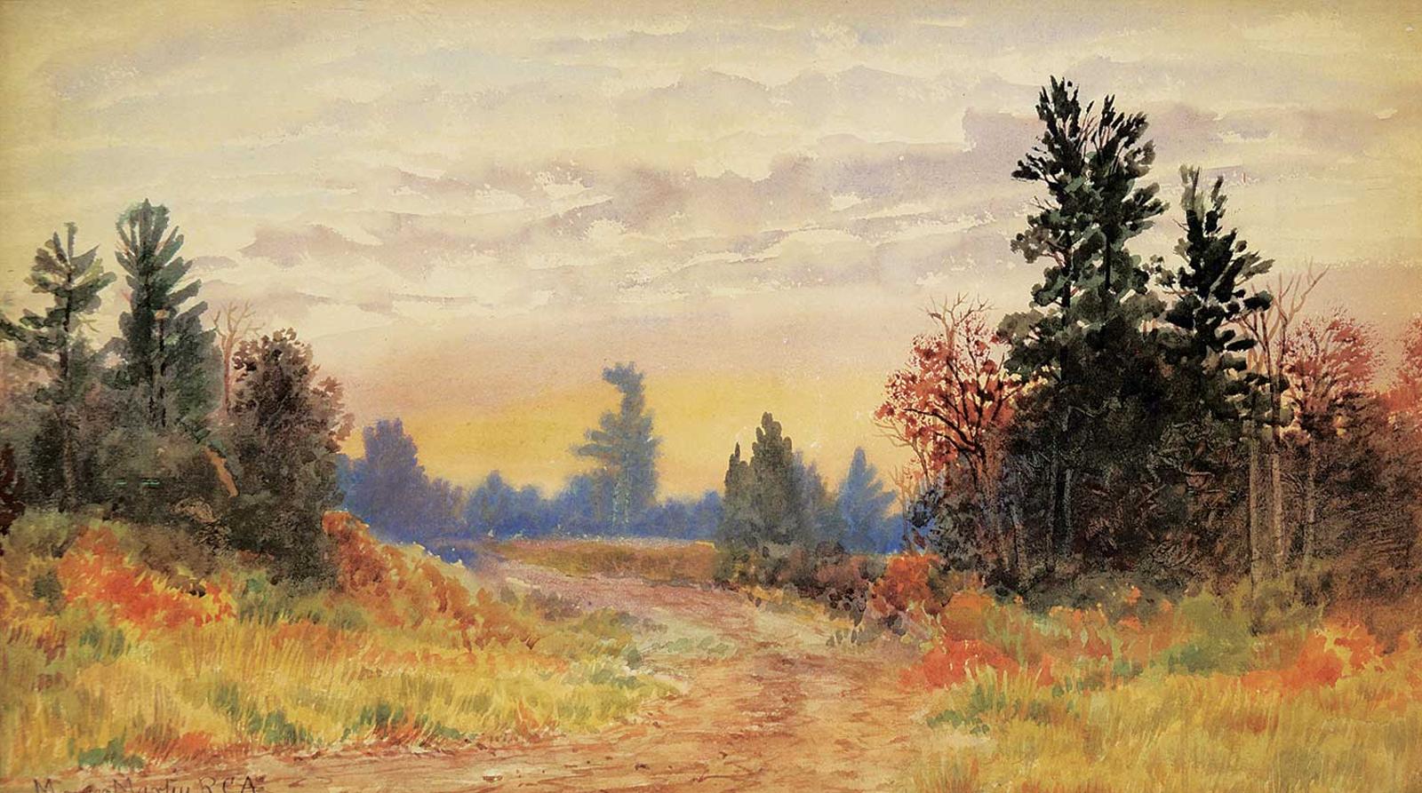 Thomas Mower Martin (1838-1934) - Untitled - Path Through the Trees