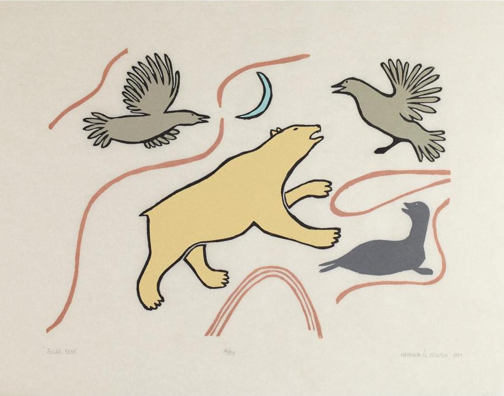 Agnes Nanogak (1925-2001) - Polar Bear