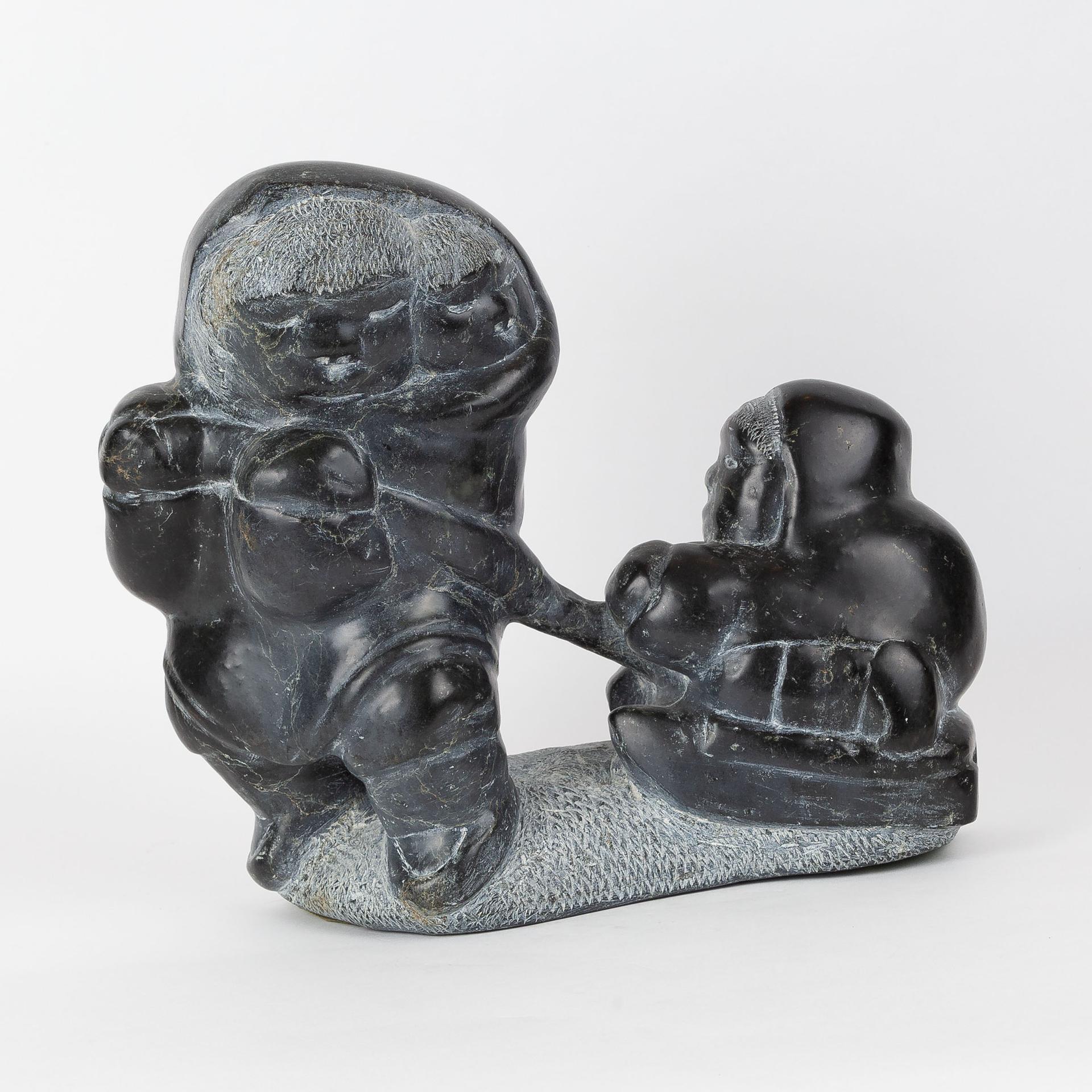 Johnny Inukpuk (1911-2007) - Mother With Children