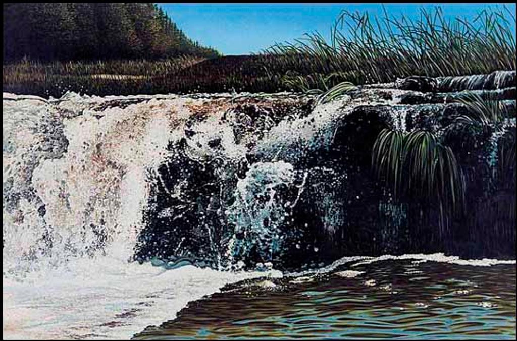 Ken (Kenneth) Edison Danby (1940-2007) - Waterfall (01091/2013-1988)