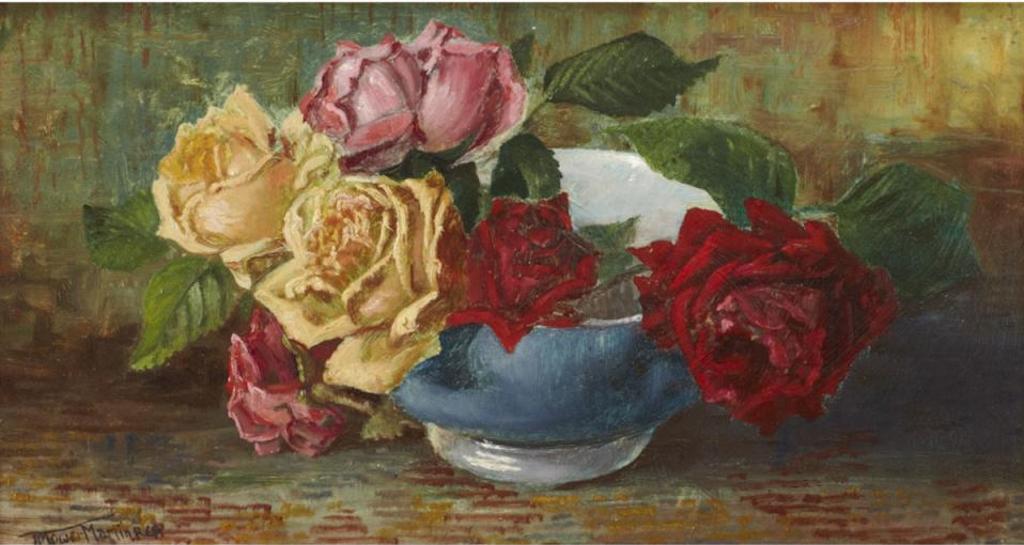 Thomas Mower Martin (1838-1934) - Winter Roses, Victoria, B.C.