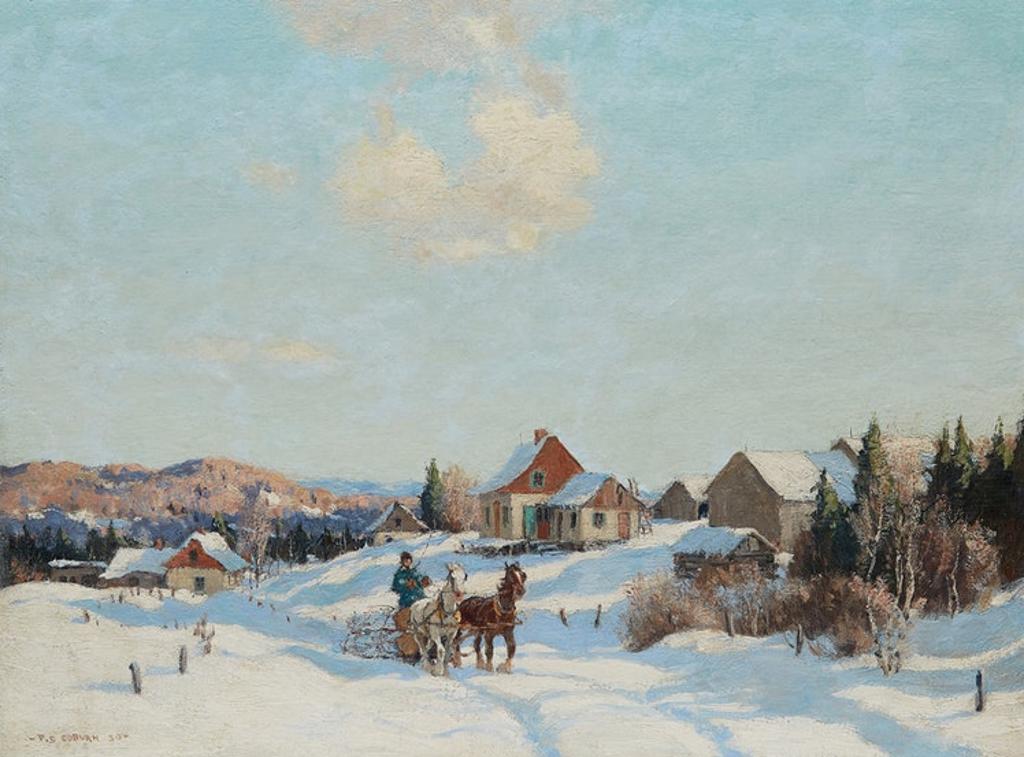 Frederick Simpson Coburn (1871-1960) - Horse-Drawn Sleigh, Winter