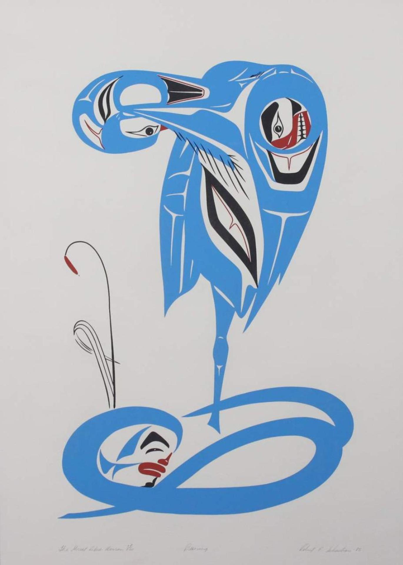 Robert E. Sebastian (1952) - Preening - The 'Great Blue' Heron