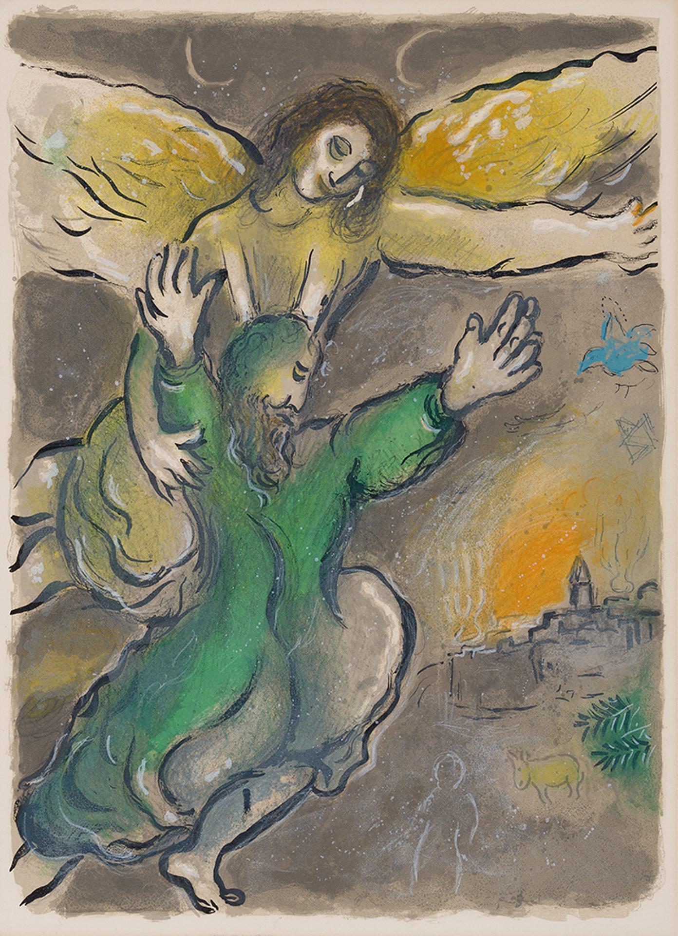 Marc Chagall (1887-1985) - Moses Beheld all the Work