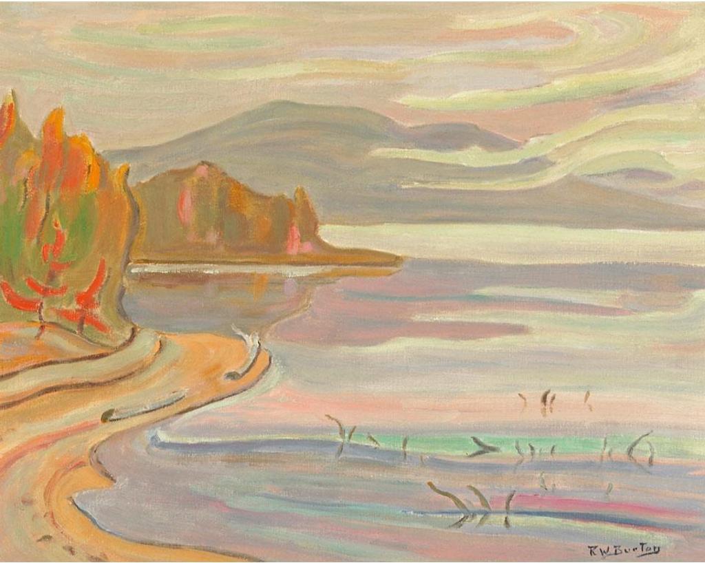Ralph Wallace Burton (1905-1983) - Halfway Lake, Fall, 1961