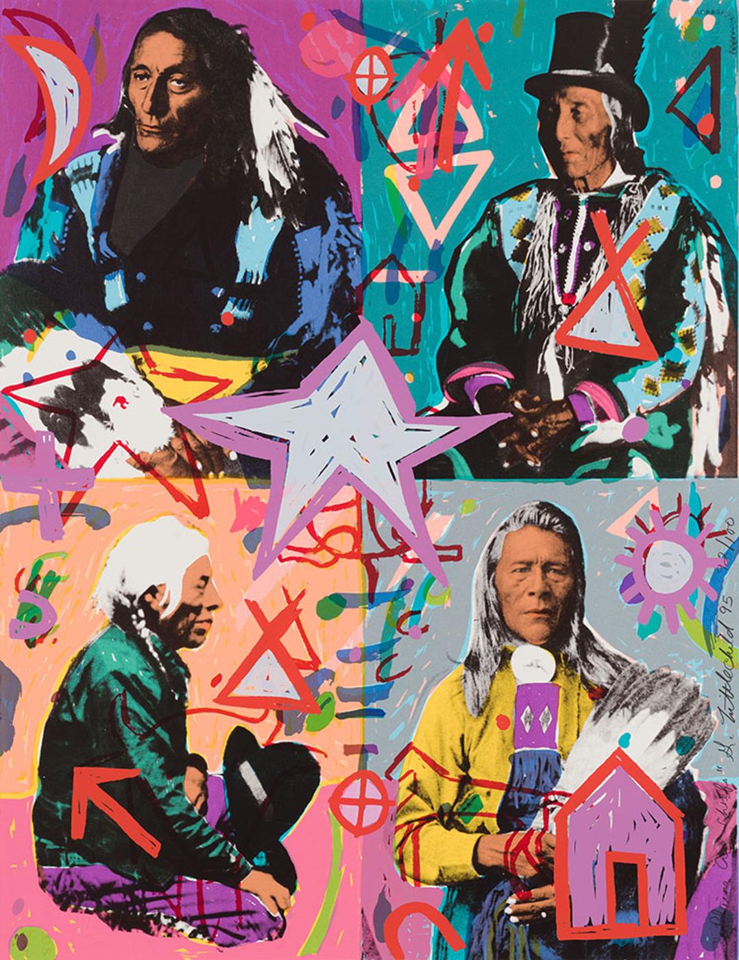 George Littlechild (1958) - Plains Cree Chiefs