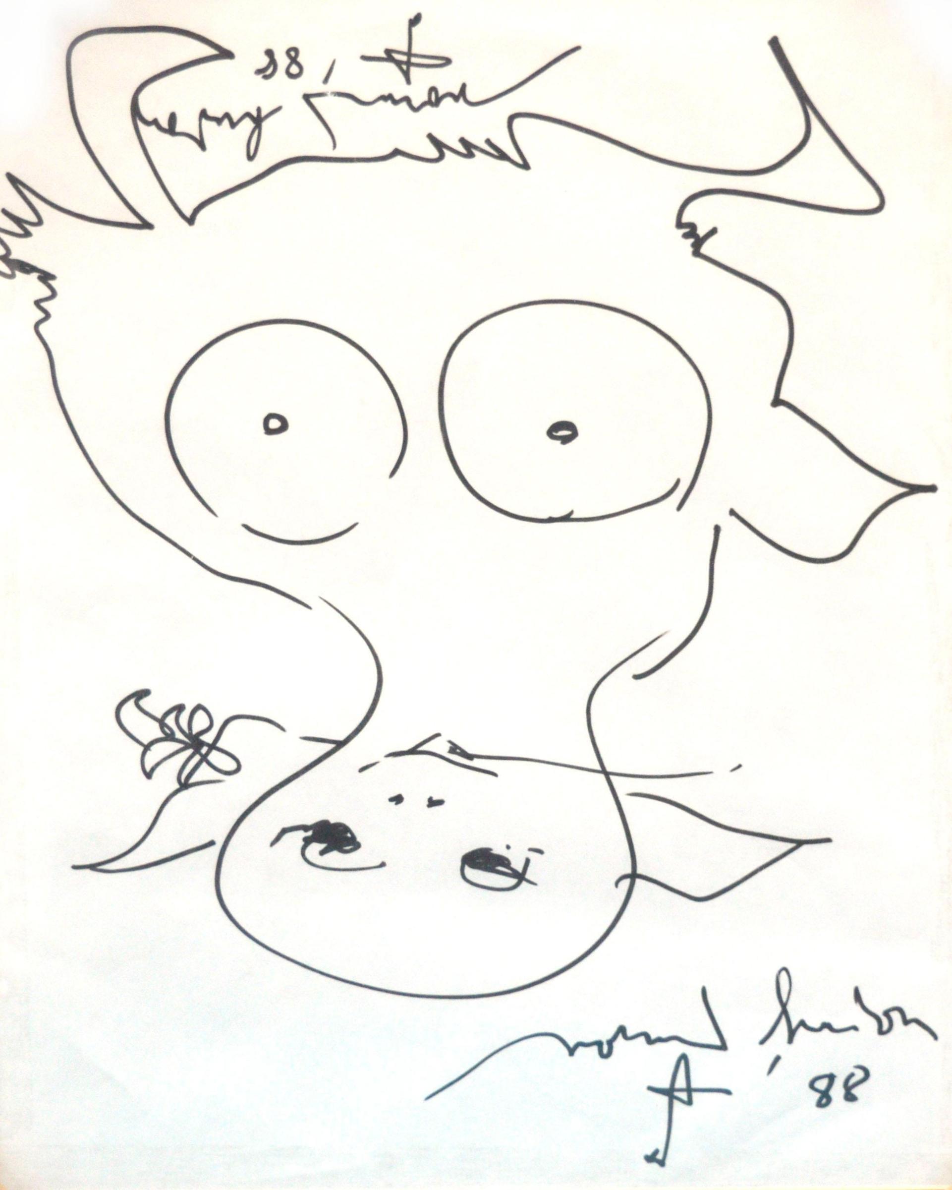 Normand Hudon (1929-1997) - drawing