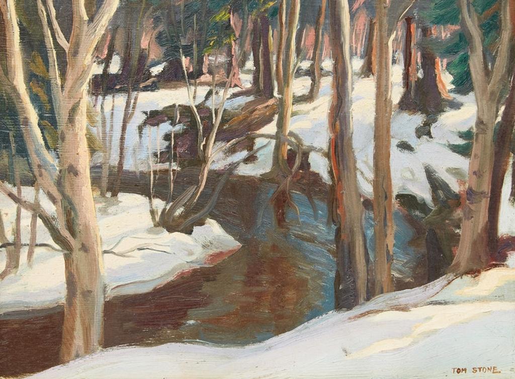 Thomas Albert Stone (1897-1978) - Woods and Stream, Near Kearney