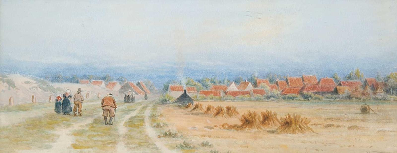 Frederick Arthur Verner (1836-1928) - Village Near Flushing, Holland