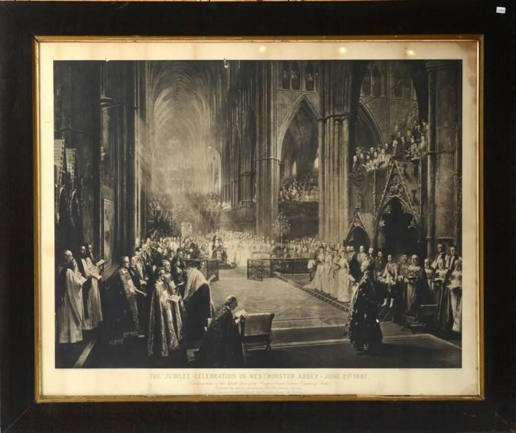 William Ewart Lockhart (1836-1900) - The Jubilee Celebration in Westminster Abbey- June 21st 1887