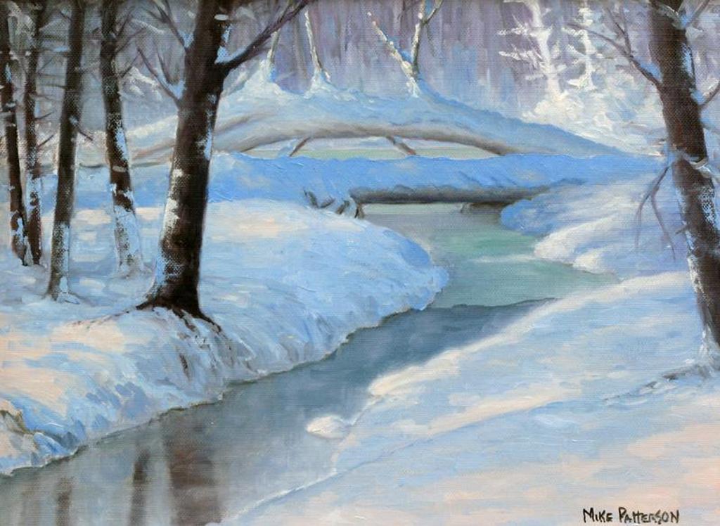 Mike Patterson (1943) - Creek Scene (Winter)