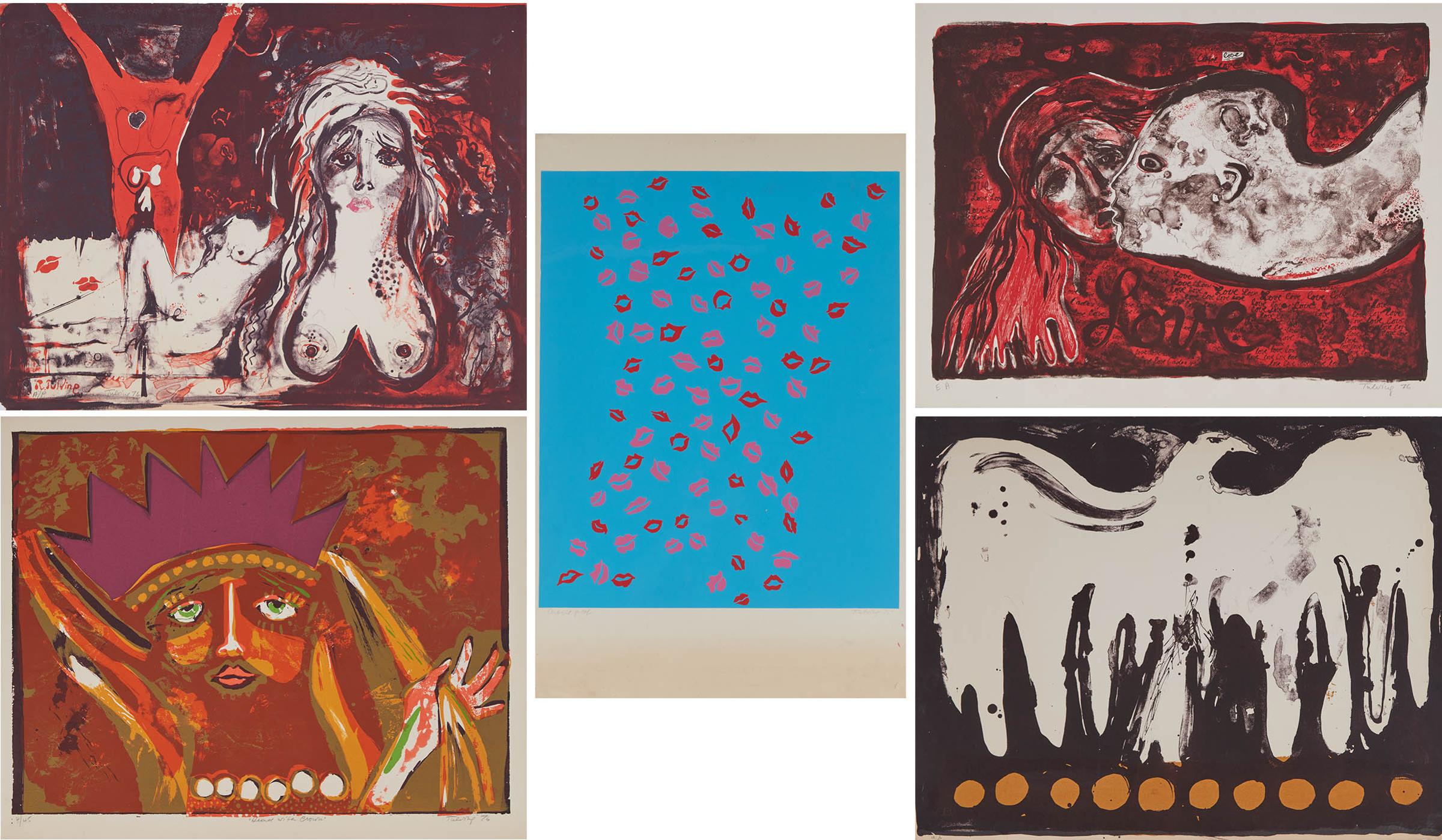 Ruth Tulving (1920-1930) - Five Screenprints