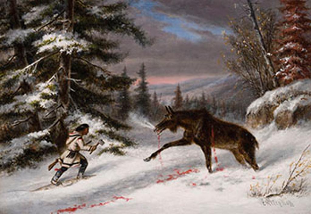 Cornelius David Krieghoff (1815-1872) - End of the Hunt