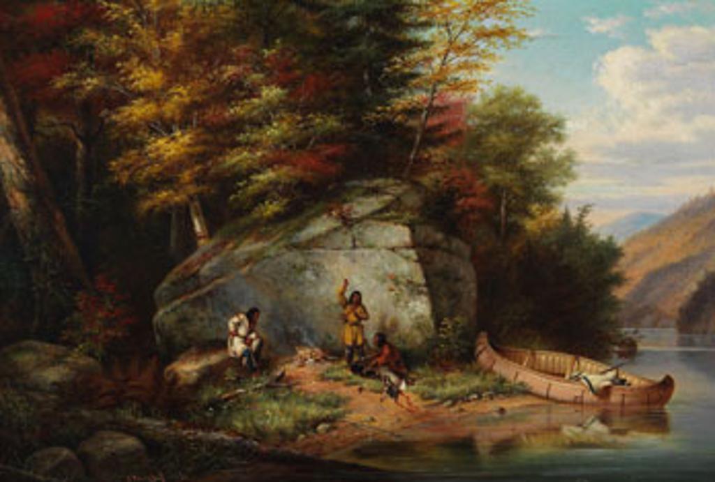 Cornelius David Krieghoff (1815-1872) - After the Hunt