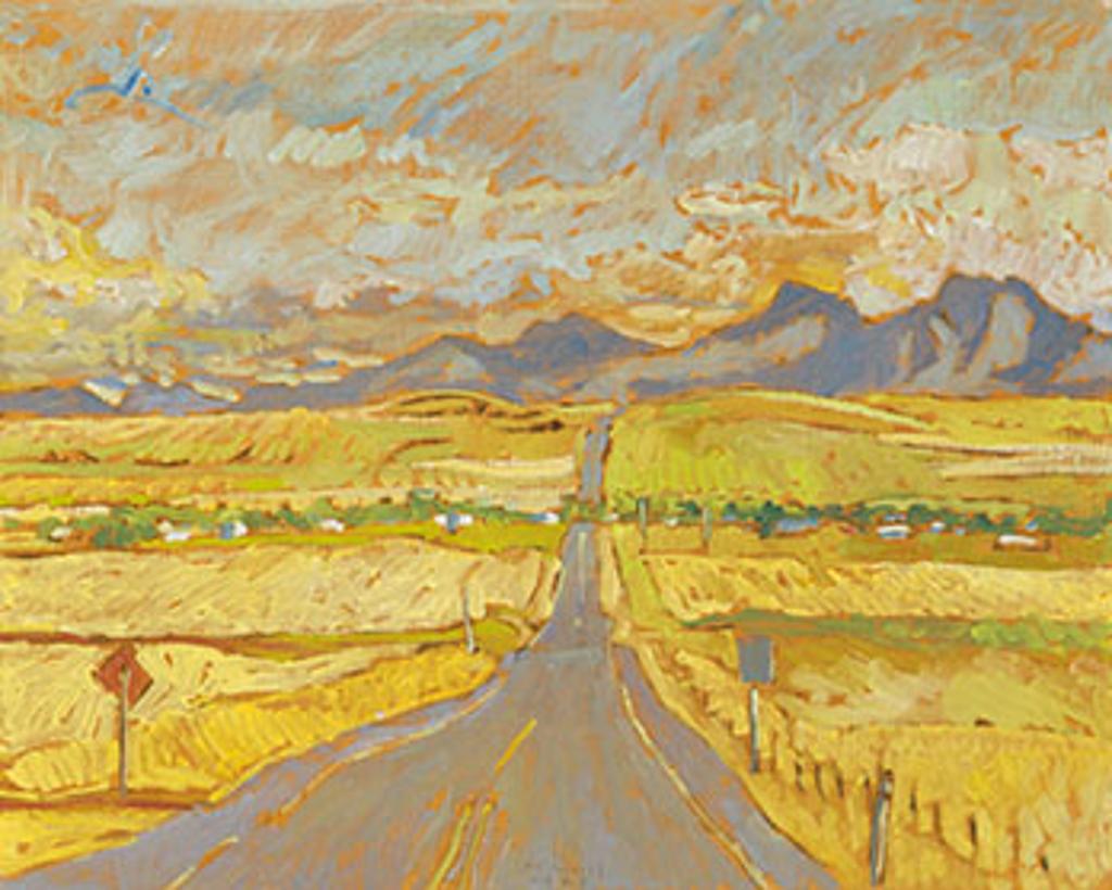 Robert Francis Michael McInnis (1942) - Road to Pincher Creek (03703/3081)