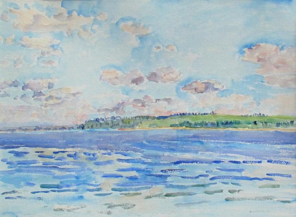 Dorothy Elsie Knowles (1927-2001) - Browning Clouds, Sandy Lake; 1978