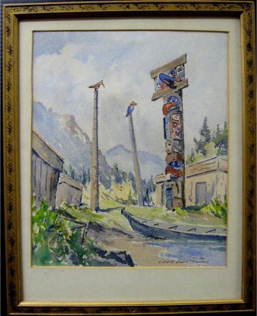 Cecil A. de Trafford Cunningham (1897-1973) - Haida Village