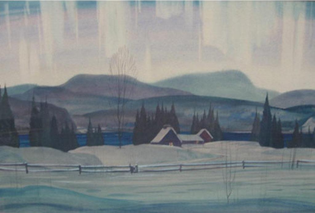 Graham Norble Norwell (1901-1967) - Daylight In Winter-Laurentians