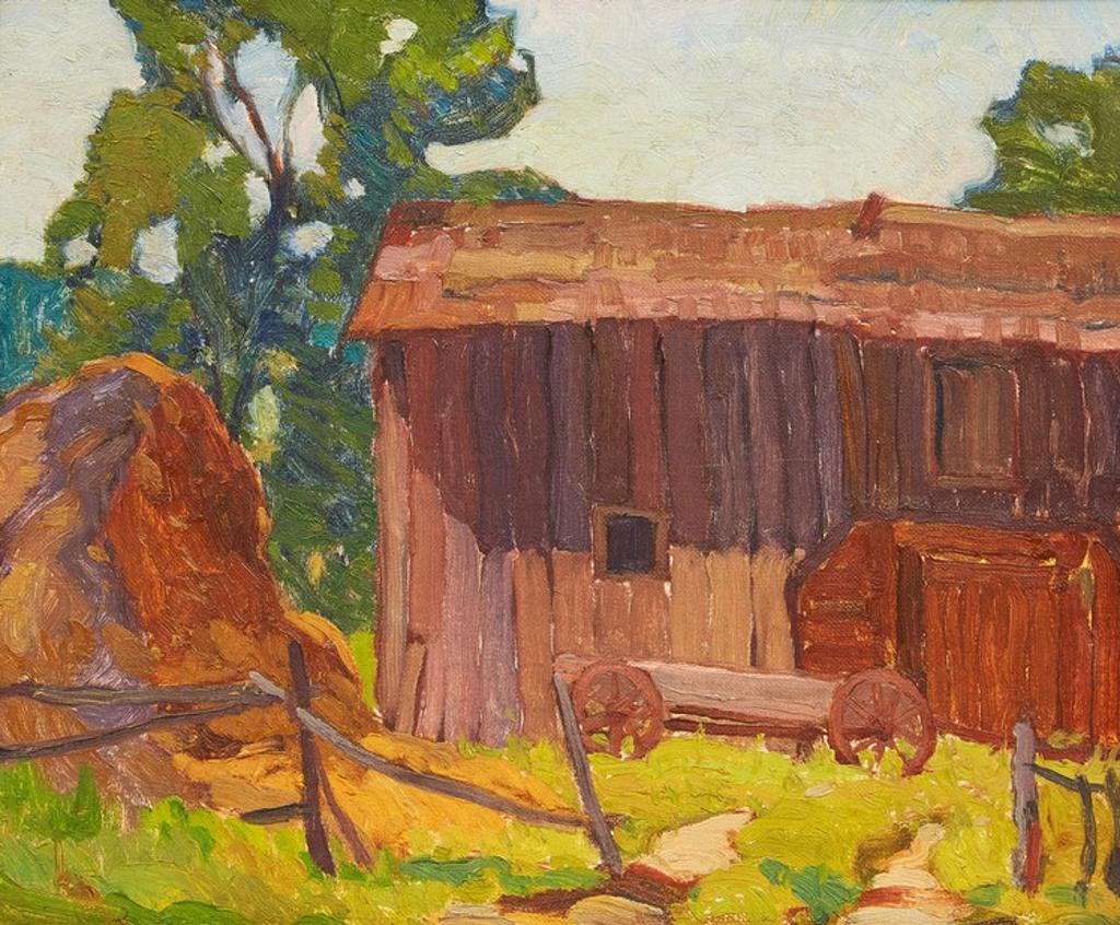George Henry Griffin (1898-1974) - Landscape with Barn