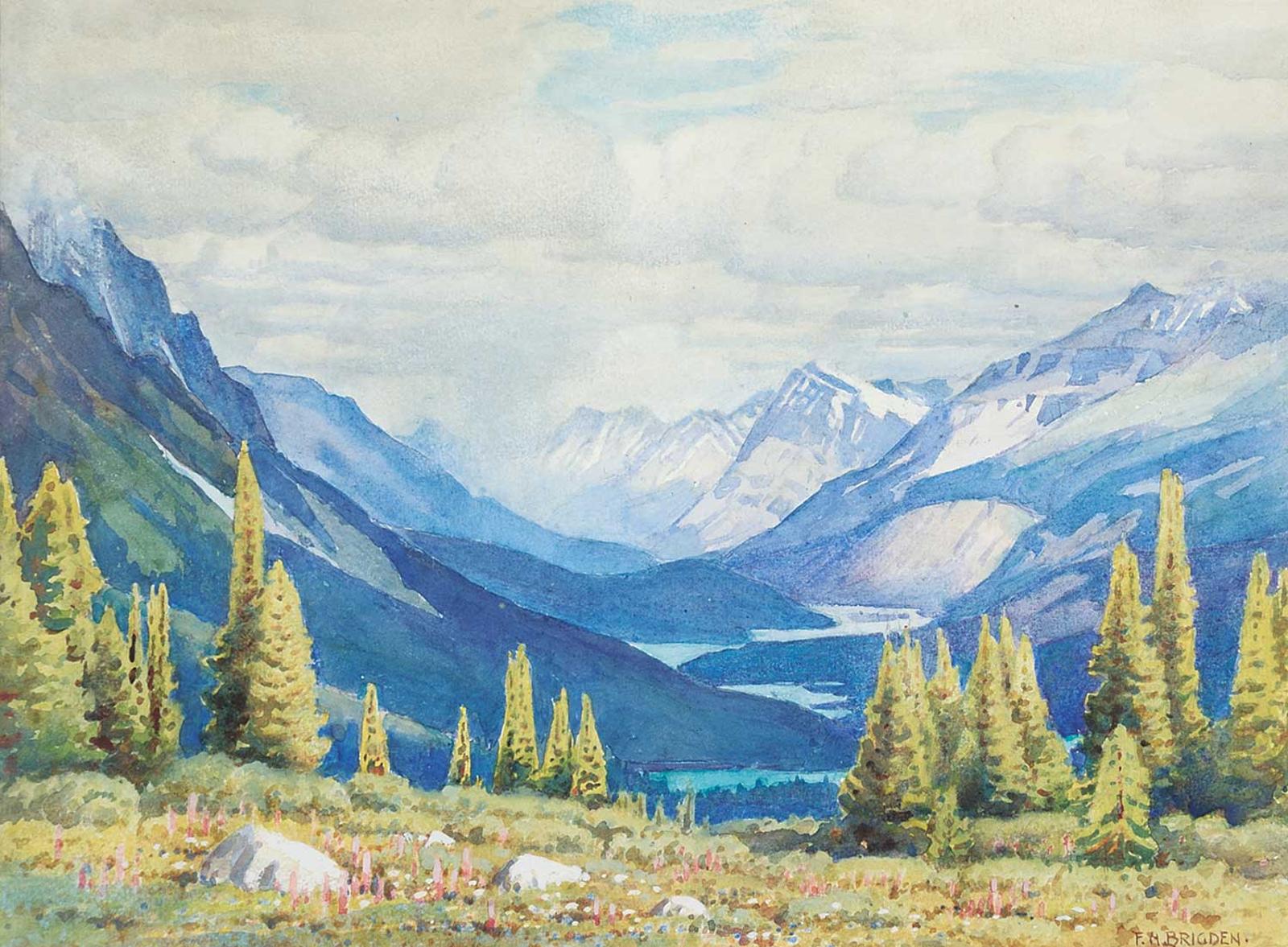 Frederick Henry Brigden (1871-1956) - Untitled - High Alpine View