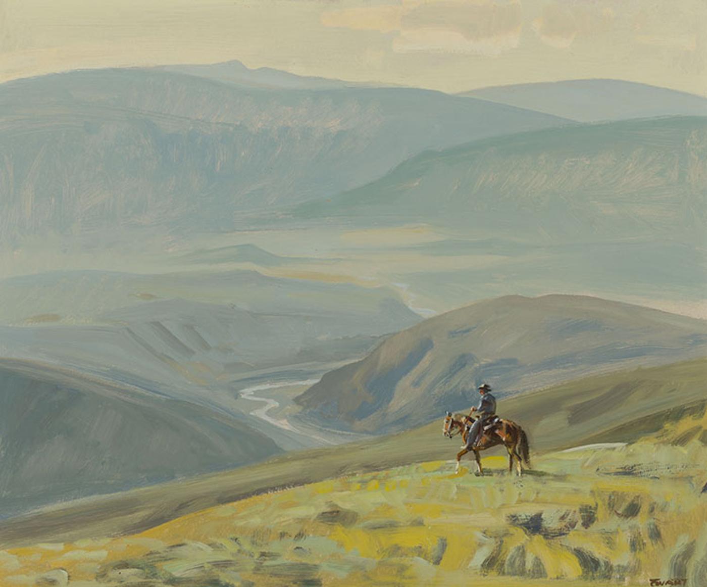 Peter Maxwell Ewart (1918-2001) - High Country, Bonaparte River Canyon