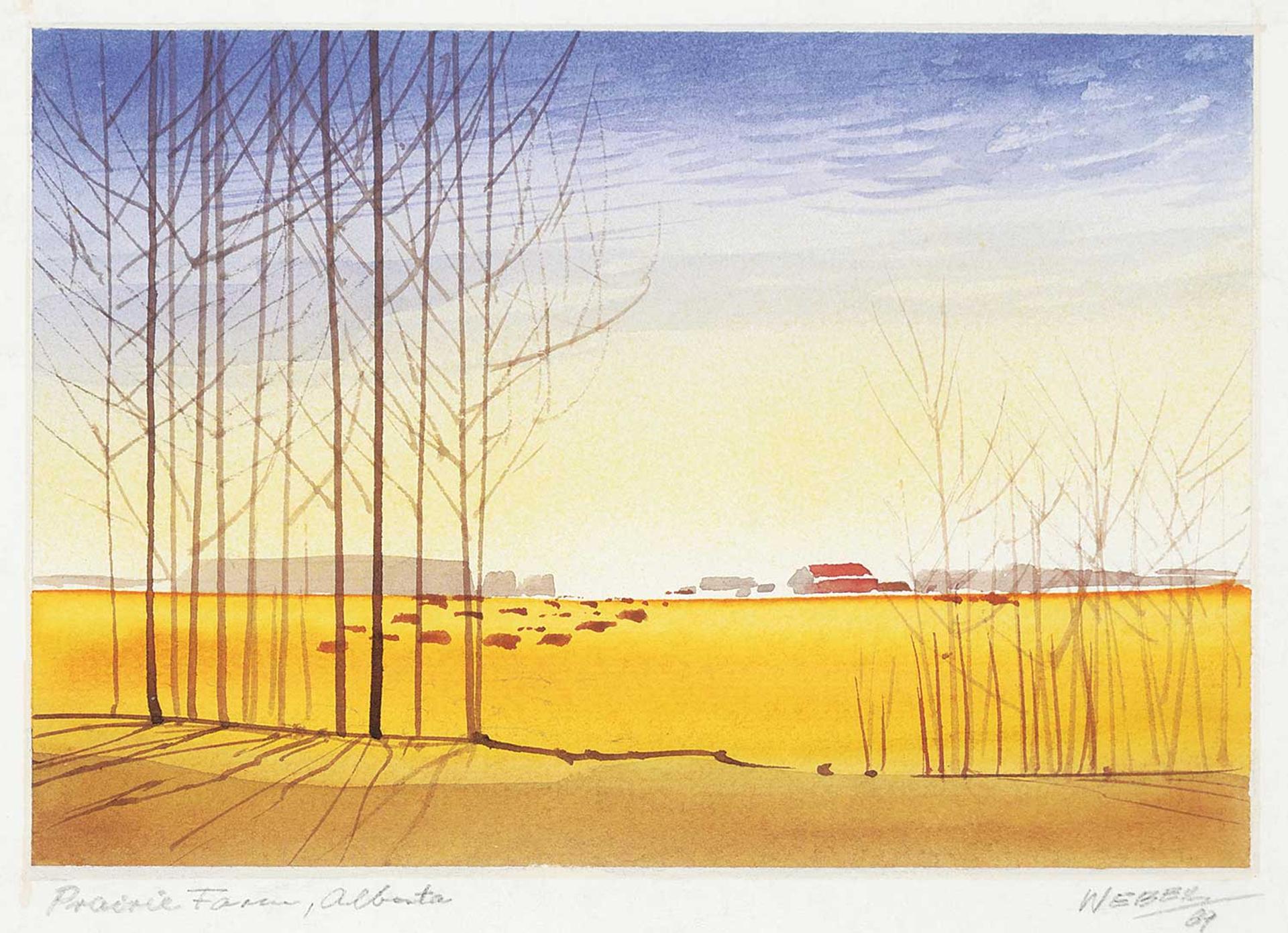 George Weber (1907-2002) - Prairie Farm, Alberta