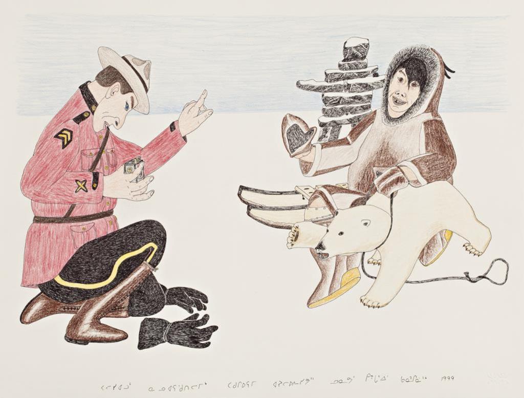 Kananginak Pootoogook (1935-2010) - Untitled