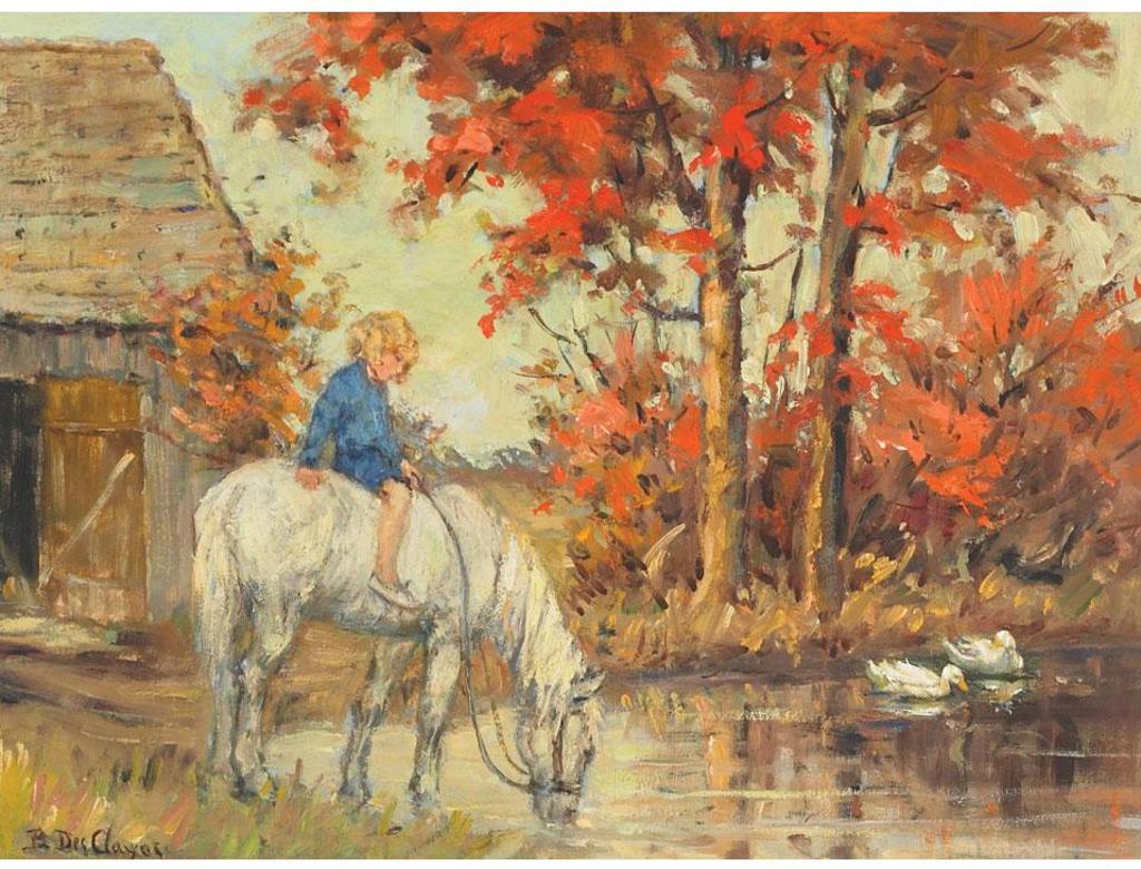 Berthe Des Clayes (1877-1968) - The White Horse