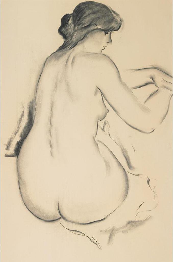 Louis Muhlstock (1904-2001) - Seated Nude