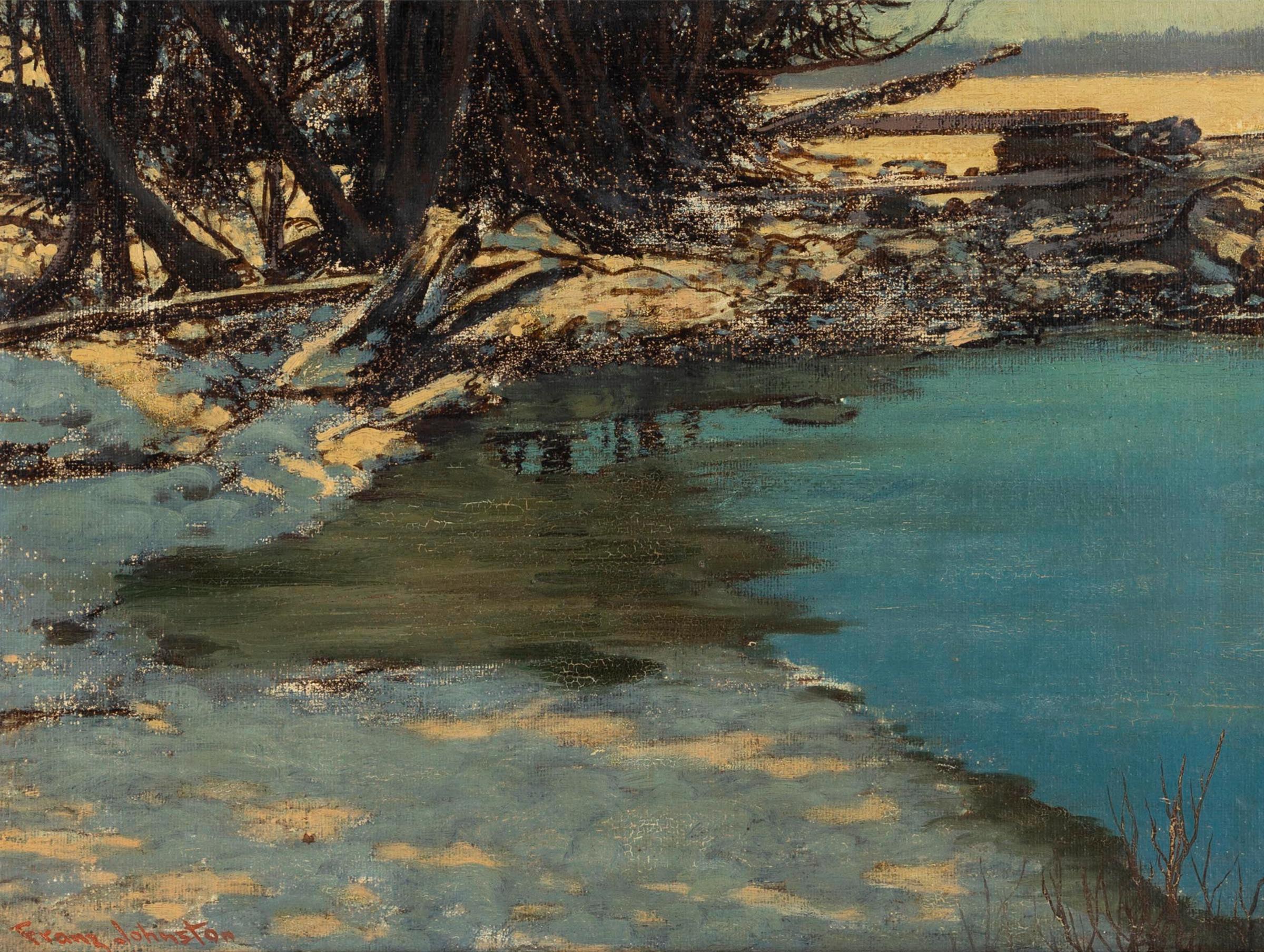 Frank (Franz) Hans Johnston (1888-1949) - Retreating Winter