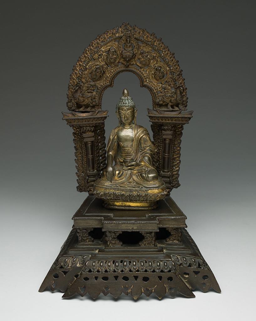 Nepalese Art - Nepalese Seated Figure of Buddha Akshobhya, 18th/19th Century